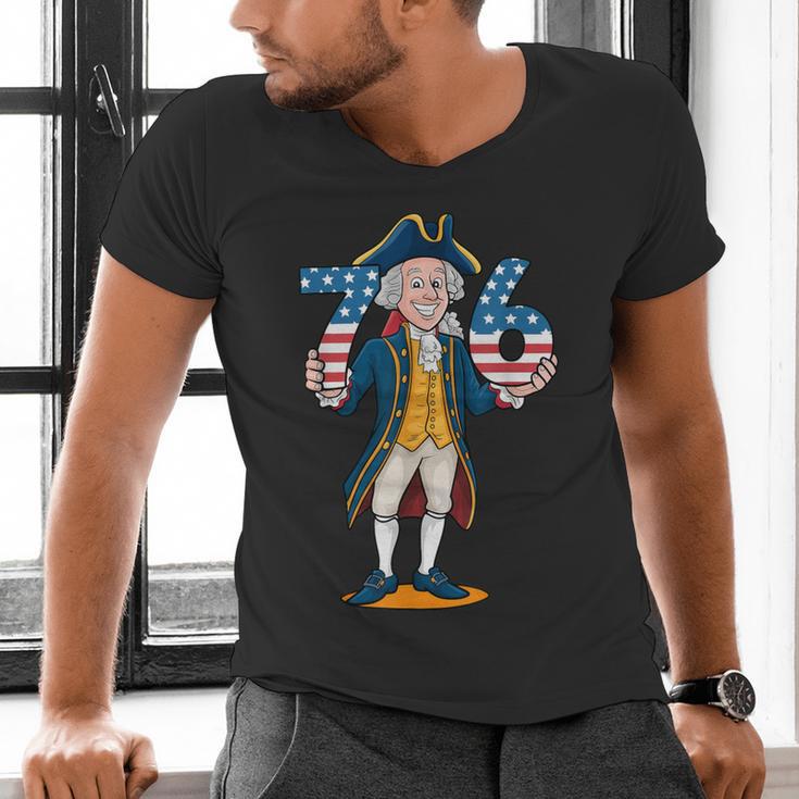 Six Seven 6 7 7 6 George Washington Teacher American Men's V-Neck T-Shirt, gift for family, gift for coworker Six Seven 6 7 7 6 George Washington Teacher American Men's V-Neck T-Shirt, gift for family, gift for coworker
