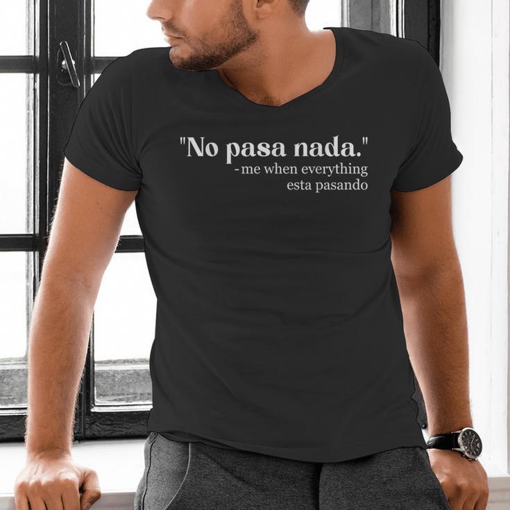 Spanglish Mexican Spanish Teacher Bilingual Spanglish Men's V-Neck T-Shirt, gift for family, gift for coworker