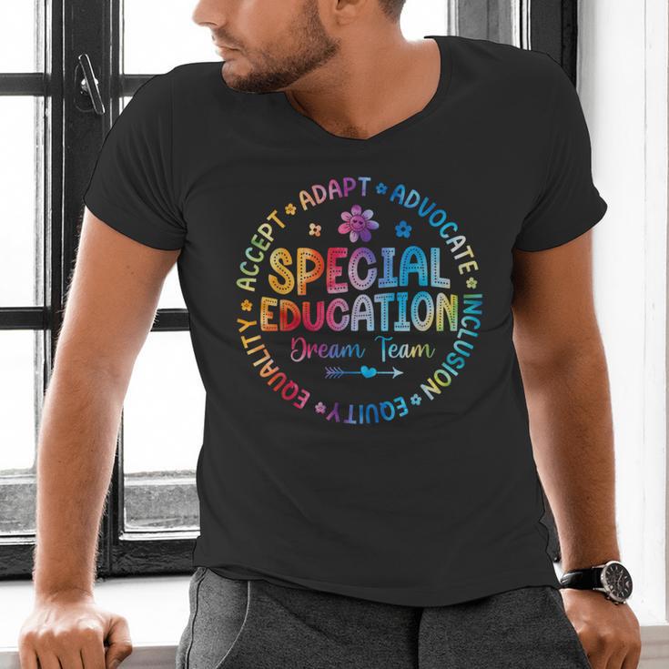 Special Education Squad Dream Team SPED Teacher Back School Men's V-Neck T-Shirt, gift for family, gift for coworker Special Education Squad Dream Team SPED Teacher Back School Men's V-Neck T-Shirt, gift for family, gift for coworker