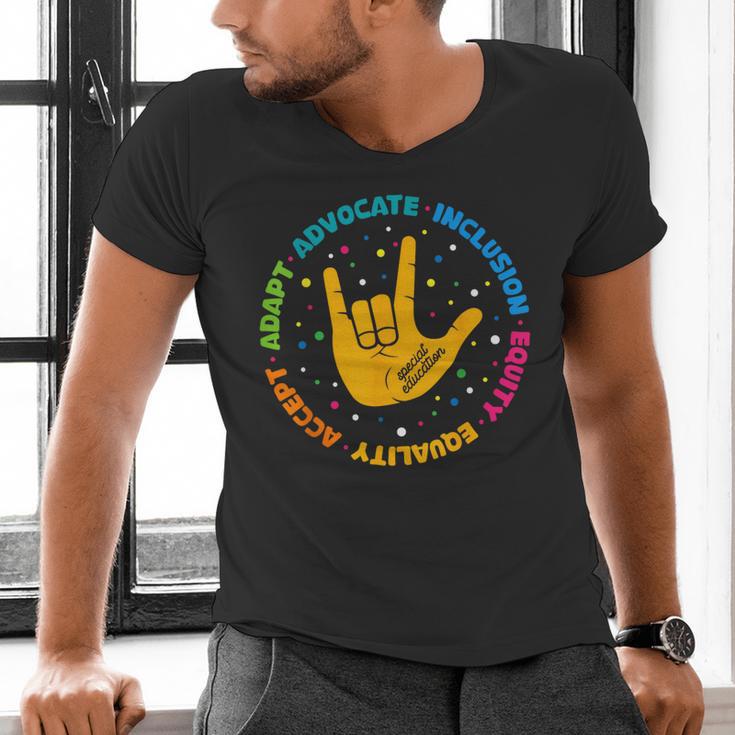 Special Education Teacher Inspirational SPED Teachers Autism Men's V-Neck T-Shirt, gift for family, gift for coworker Special Education Teacher Inspirational SPED Teachers Autism Men's V-Neck T-Shirt, gift for family, gift for coworker