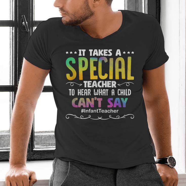 Special Teacher Daycare School Childcare Infant Teacher Men's V-Neck T-Shirt, gift for family, gift for coworker Special Teacher Daycare School Childcare Infant Teacher Men's V-Neck T-Shirt, gift for family, gift for coworker