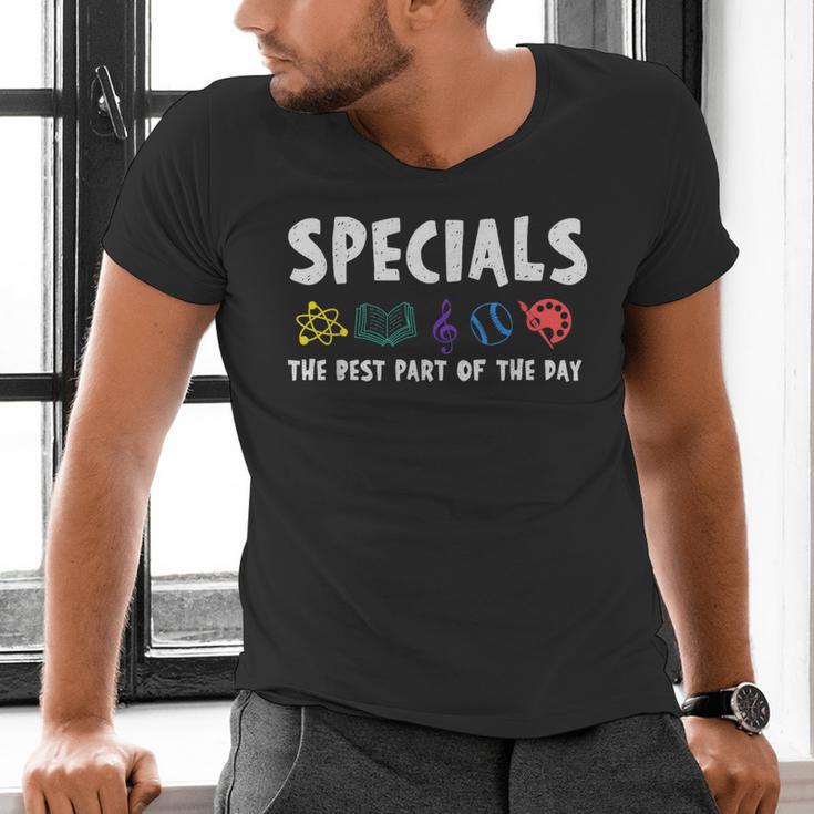 Specials The Best Part Of The Day Men Women Teacher Men's V-Neck T-Shirt, gift for family, gift for coworker