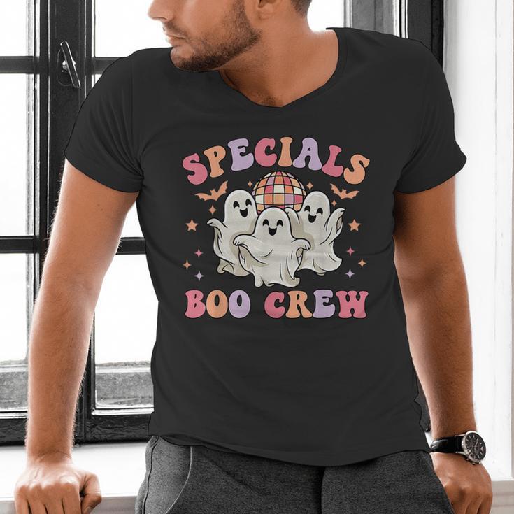 Specials Boo Crew Art Music Pe Tech Teacher Ghost Halloween Men's V-Neck T-Shirt, Pe Teacher Shirts, gift for family, gift for coworker Specials Boo Crew Art Music Pe Tech Teacher Ghost Halloween Men's V-Neck T-Shirt, Pe Teacher Shirts, gift for family, gift for coworker