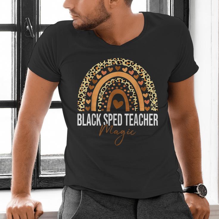 SPED Teacher Teacher Educator Magic Africa Proud Men's V-Neck T-Shirt, gift for family, gift for coworker SPED Teacher Teacher Educator Magic Africa Proud Men's V-Neck T-Shirt, gift for family, gift for coworker