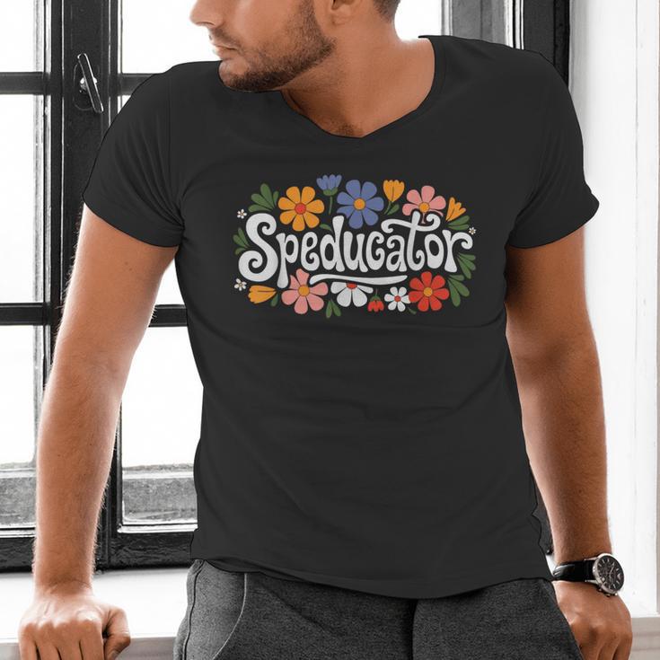 Speducator Special Education Teacher Teaching SPED Men's V-Neck T-Shirt, gift for family, gift for coworker