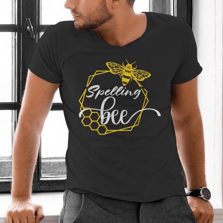 Spelling Bee Halloween Costume For Teachers Men's V-Neck T-Shirt, gift for family, gift for coworker Spelling Bee Halloween Costume For Teachers Men's V-Neck T-Shirt, gift for family, gift for coworker