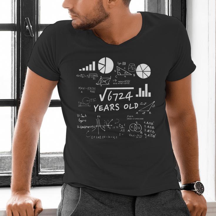 Square Root 82 Year Old Teacher 82nd Birthday For Men Women Kids Men's V-Neck T-Shirt, gift for family, gift for coworker Square Root 82 Year Old Teacher 82nd Birthday For Men Women Kids Men's V-Neck T-Shirt, gift for family, gift for coworker