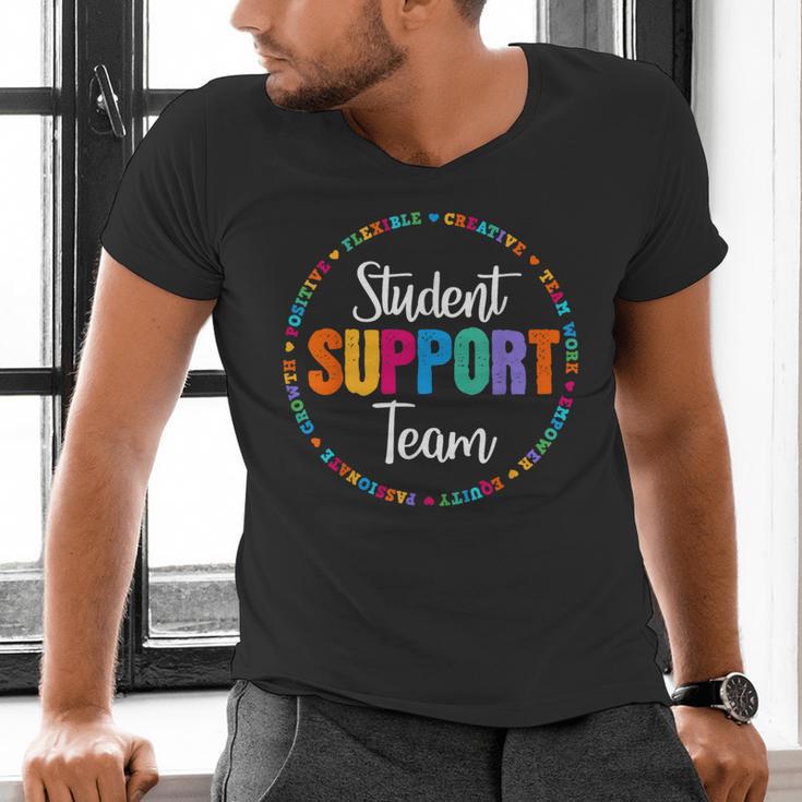 Student Support Team Counselor Social Worker Teacher Crew Men's V-Neck T-Shirt, gift for family, gift for coworker