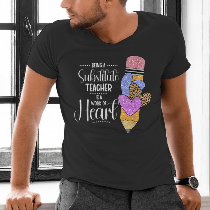 Being A Substitute Teacher Substitute Teaching Men's V-Neck T-Shirt, gift for family, gift for coworker Being A Substitute Teacher Substitute Teaching Men's V-Neck T-Shirt, gift for family, gift for coworker