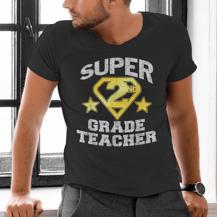 Super 2nd Grade Teacher Hero Men's V-Neck T-Shirt, Super Teacher Shirts, 2nd Grade Teacher Shirts, gift for family, gift for coworker Super 2nd Grade Teacher Hero Men's V-Neck T-Shirt, Super Teacher Shirts, 2nd Grade Teacher Shirts, gift for family, gift for coworker