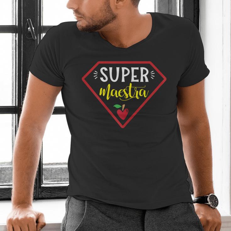 Super Heroe Maestra Espanol Spanish Super Teacher Men's V-Neck T-Shirt, Super Teacher Shirts, gift for family, gift for coworker Super Heroe Maestra Espanol Spanish Super Teacher Men's V-Neck T-Shirt, Super Teacher Shirts, gift for family, gift for coworker