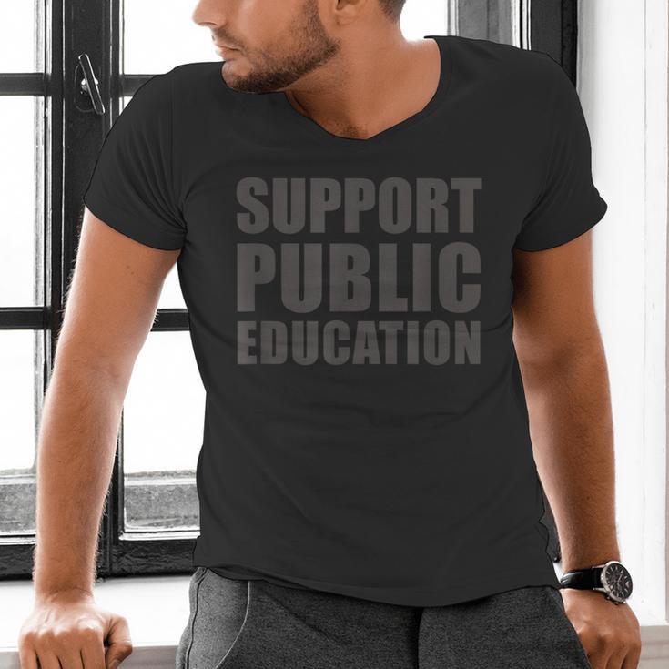 Support Public Education Protect Teachers Students Schools Men's V-Neck T-Shirt, gift for family, gift for coworker Support Public Education Protect Teachers Students Schools Men's V-Neck T-Shirt, gift for family, gift for coworker