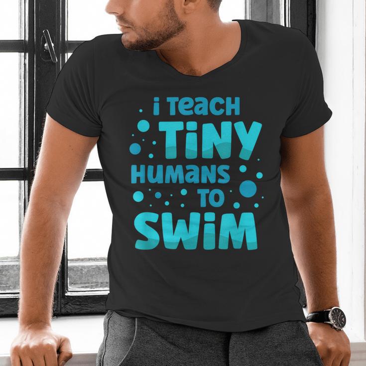 Swimming Teacher I Teach Tiny Humans To Swim Swim Instructor Men's V-Neck T-Shirt, gift for family, gift for coworker Swimming Teacher I Teach Tiny Humans To Swim Swim Instructor Men's V-Neck T-Shirt, gift for family, gift for coworker