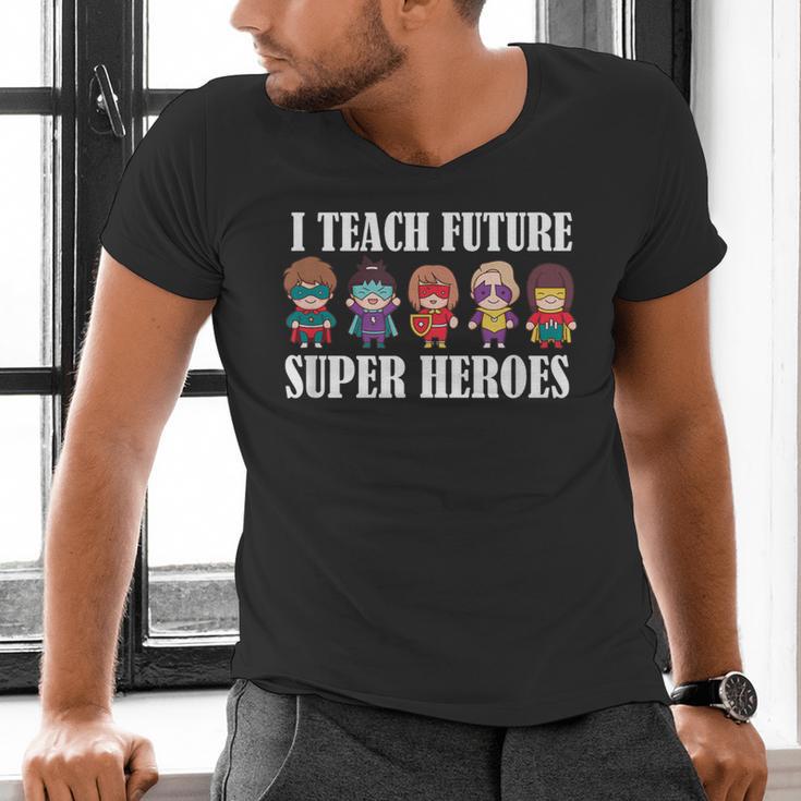I Teach Future Superheroes Last Day Back To School Teacher Men's V-Neck T-Shirt, Future Teacher Shirts, gift for family, gift for coworker I Teach Future Superheroes Last Day Back To School Teacher Men's V-Neck T-Shirt, Future Teacher Shirts, gift for family, gift for coworker