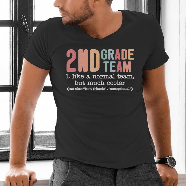 Teacher 2ND Grade Team Like a Normal Team But Much Cooler Men's V-Neck T-Shirt, 2nd Grade Teacher Shirts, gift for family, gift for coworker Teacher 2ND Grade Team Like a Normal Team But Much Cooler Men's V-Neck T-Shirt, 2nd Grade Teacher Shirts, gift for family, gift for coworker