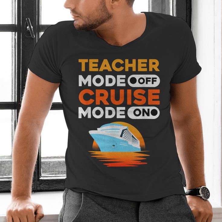 Teacher Cruise Shirt Cruise Mode Men Women Men's V-Neck T-Shirt, gift for family, gift for coworker Teacher Cruise Shirt Cruise Mode Men Women Men's V-Neck T-Shirt, gift for family, gift for coworker