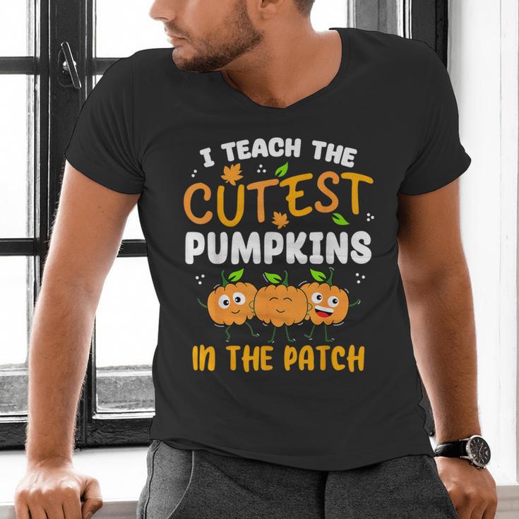 Teacher Halloween Pre-K Teacher Kindergarten Cutest Pumpkins Men Women Kids Men's V-Neck T-Shirt, gift for family, gift for coworker Teacher Halloween Pre-K Teacher Kindergarten Cutest Pumpkins Men Women Kids Men's V-Neck T-Shirt, gift for family, gift for coworker