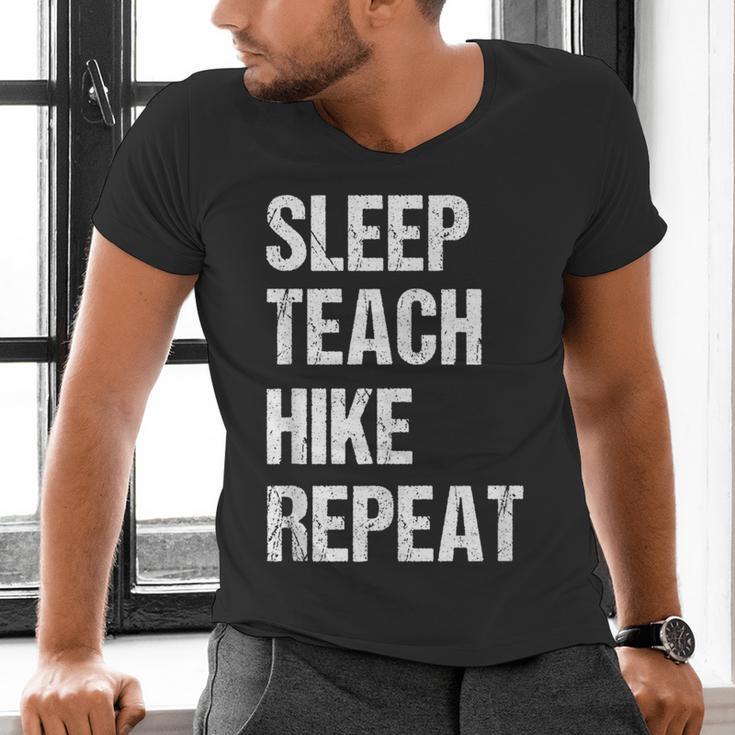 Teacher Hiking Shirt Teaching Hiker T Shirt Men's V-Neck T-Shirt, gift for family, gift for coworker