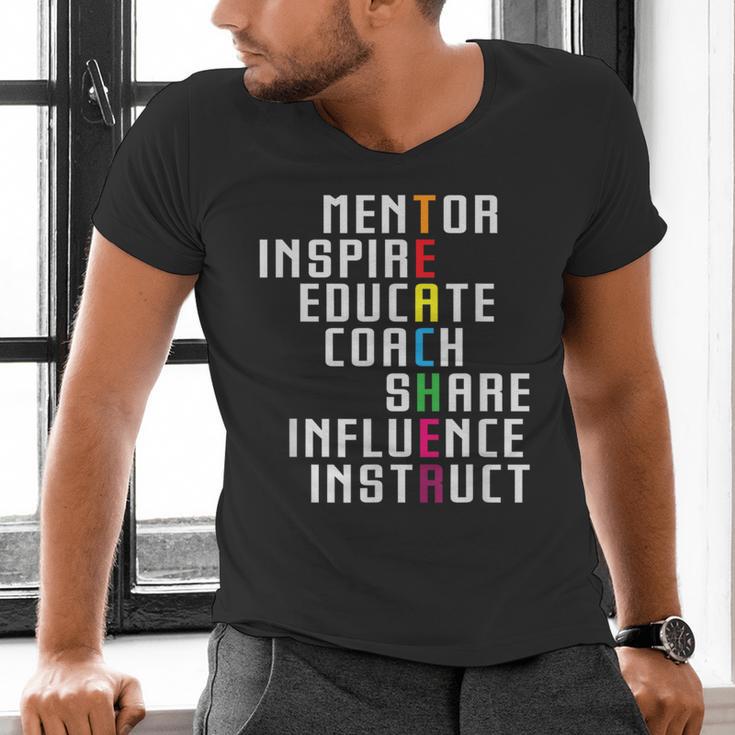 Teacher Inspirational Educator Favorite School Teacher Men Women Girls Kids Men's V-Neck T-Shirt, gift for family, gift for coworker Teacher Inspirational Educator Favorite School Teacher Men Women Girls Kids Men's V-Neck T-Shirt, gift for family, gift for coworker