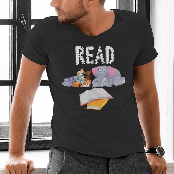 Teacher Library Read Book Club Piggie Elephant Pigeons Men Women Kids Men's V-Neck T-Shirt, gift for family, gift for coworker Teacher Library Read Book Club Piggie Elephant Pigeons Men Women Kids Men's V-Neck T-Shirt, gift for family, gift for coworker