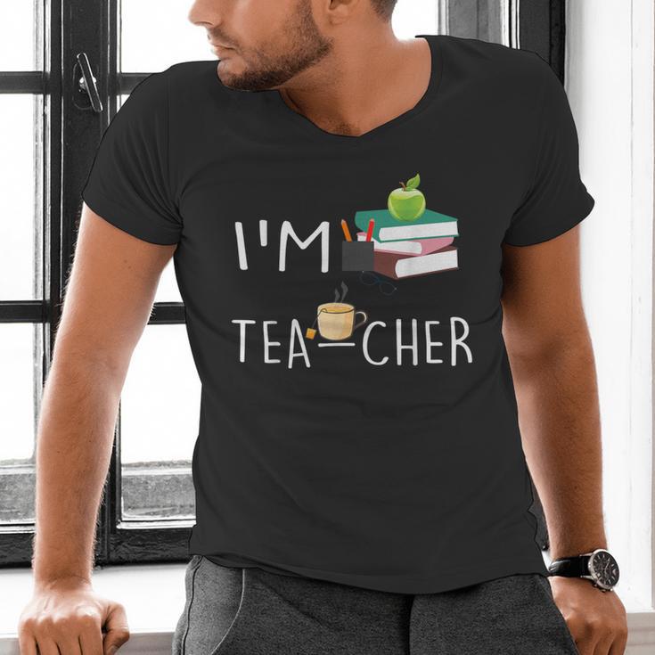 Teacher Puns I'm Tea-Cher Tea Lover Fun Teacher For Men Women Men's V-Neck T-Shirt, gift for family, gift for coworker Teacher Puns I'm Tea-Cher Tea Lover Fun Teacher For Men Women Men's V-Neck T-Shirt, gift for family, gift for coworker