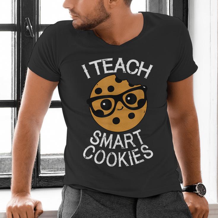 Teacher Shirt I Teach Smart Cookies Shirt Nerd Tee Men's V-Neck T-Shirt, gift for family, gift for coworker Teacher Shirt I Teach Smart Cookies Shirt Nerd Tee Men's V-Neck T-Shirt, gift for family, gift for coworker