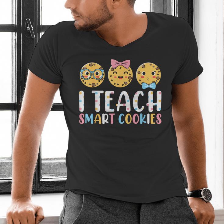 Teacher I Teach Smart Cookies For Men Women Kids Men's V-Neck T-Shirt, gift for family, gift for coworker Teacher I Teach Smart Cookies For Men Women Kids Men's V-Neck T-Shirt, gift for family, gift for coworker