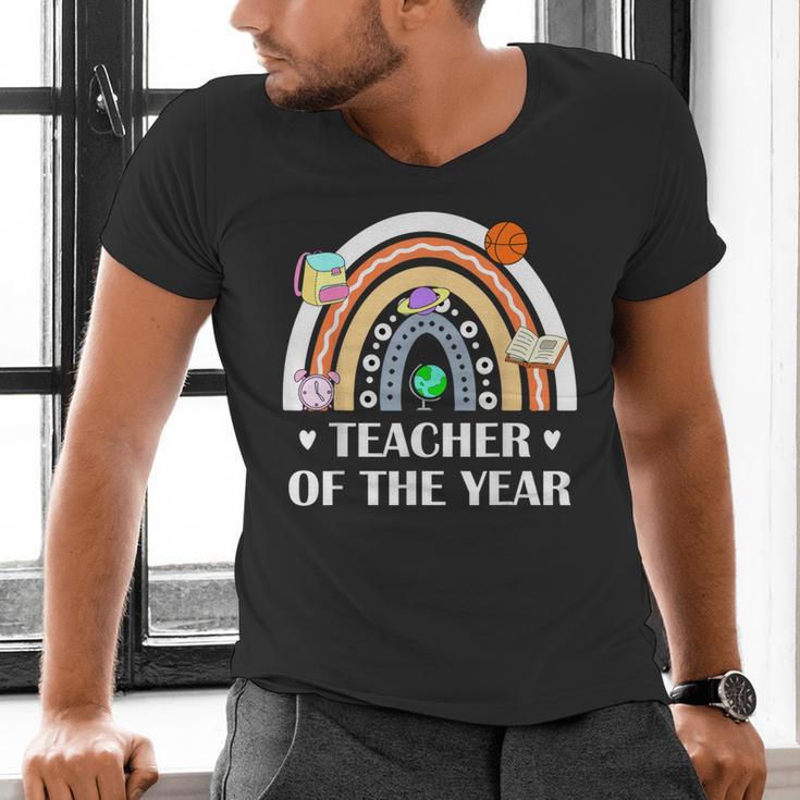 Teacher Of The Year Best Teacher Ever Men Women Men's V-Neck T-Shirt, gift for family, gift for coworker Teacher Of The Year Best Teacher Ever Men Women Men's V-Neck T-Shirt, gift for family, gift for coworker