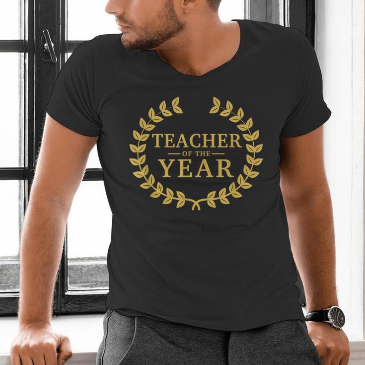 Teacher Of The Year Greatest Ever Award Day Men's V-Neck T-Shirt, gift for family, gift for coworker Teacher Of The Year Greatest Ever Award Day Men's V-Neck T-Shirt, gift for family, gift for coworker