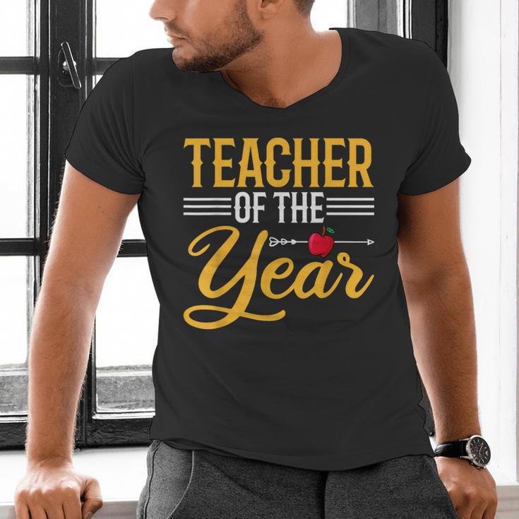 Teacher Of The Year Men Women Teachers Men's V-Neck T-Shirt, gift for family, gift for coworker Teacher Of The Year Men Women Teachers Men's V-Neck T-Shirt, gift for family, gift for coworker