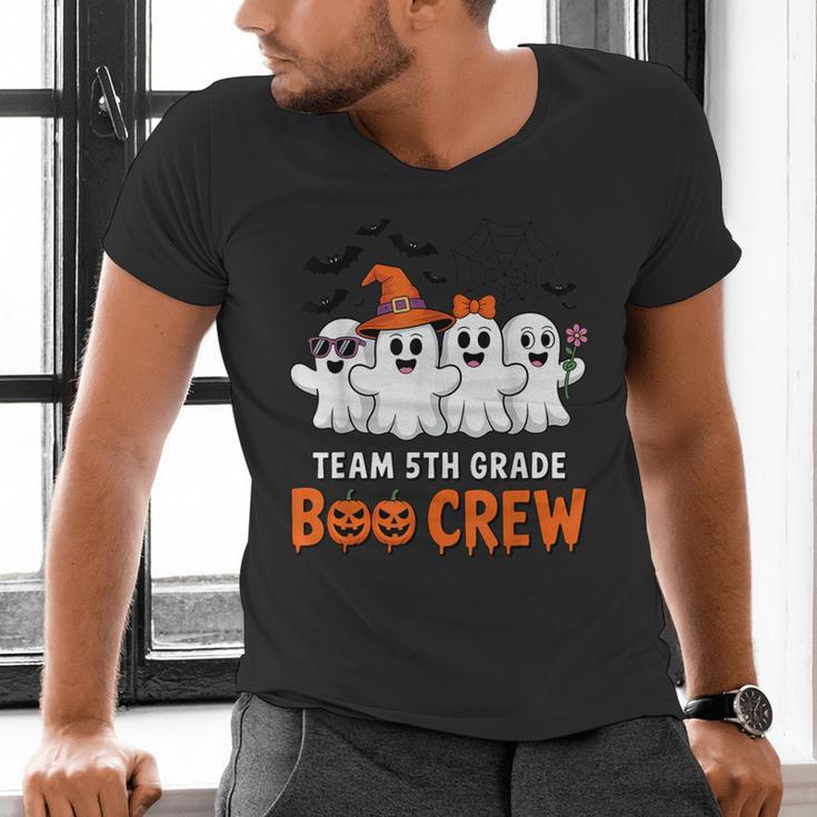 Team 5th Grade Boo Crew Halloween Teacher Student Costume Men's V-Neck T-Shirt, gift for family, gift for coworker Team 5th Grade Boo Crew Halloween Teacher Student Costume Men's V-Neck T-Shirt, gift for family, gift for coworker