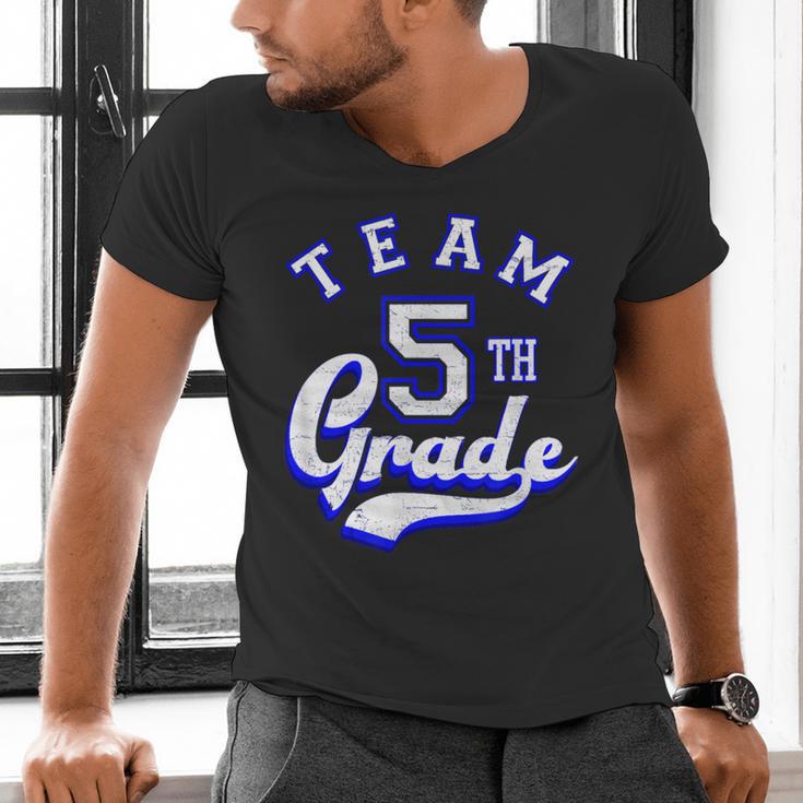 Team 5th Grade Fifth For Teacher Or Students Men's V-Neck T-Shirt, gift for family, gift for coworker Team 5th Grade Fifth For Teacher Or Students Men's V-Neck T-Shirt, gift for family, gift for coworker