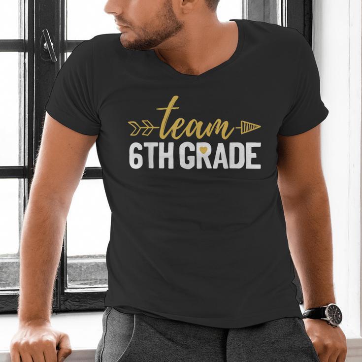 Team 6th Grade Hello Sixth Grade Crew Squad Teacher Kids Men's V-Neck T-Shirt, gift for family, gift for coworker Team 6th Grade Hello Sixth Grade Crew Squad Teacher Kids Men's V-Neck T-Shirt, gift for family, gift for coworker
