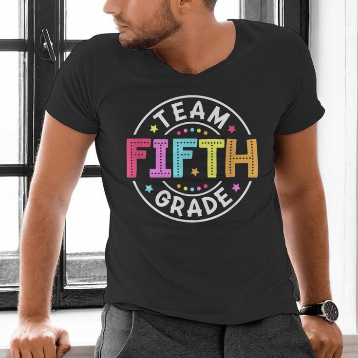 Team Fifth Grade Teacher Back To School 5th Grade Squad Kids Men's V-Neck T-Shirt, gift for family, gift for coworker Team Fifth Grade Teacher Back To School 5th Grade Squad Kids Men's V-Neck T-Shirt, gift for family, gift for coworker