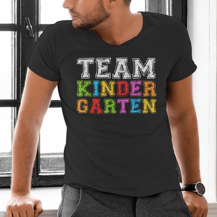 Team Kindergarten Shirt Boy Girl Teacher Graduation Men's V-Neck T-Shirt, gift for family, gift for coworker Team Kindergarten Shirt Boy Girl Teacher Graduation Men's V-Neck T-Shirt, gift for family, gift for coworker