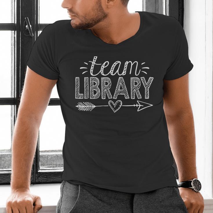 Team Library Tee Teacher Student Back To School Men's V-Neck T-Shirt, gift for family, gift for coworker Team Library Tee Teacher Student Back To School Men's V-Neck T-Shirt, gift for family, gift for coworker