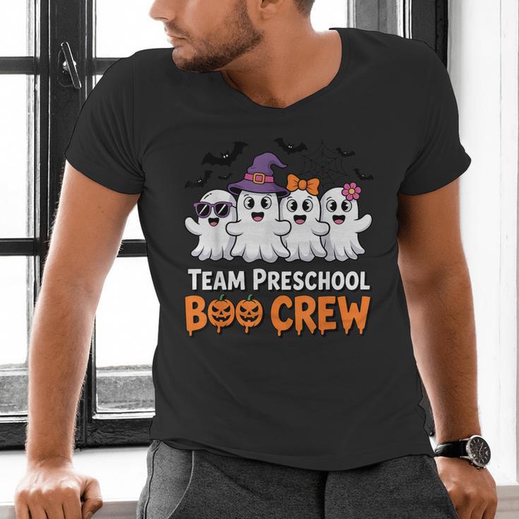 Team Preschool Boo Crew Halloween Teacher Student Costume Men's V-Neck T-Shirt, gift for family, gift for coworker Team Preschool Boo Crew Halloween Teacher Student Costume Men's V-Neck T-Shirt, gift for family, gift for coworker