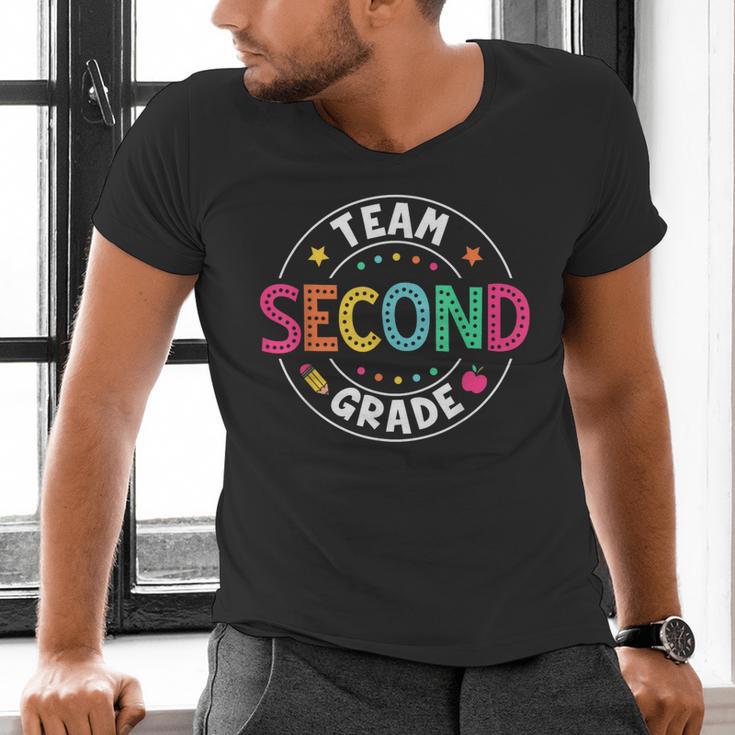 Team Second Grade Teacher Back To School 2nd Grade Squad Men's V-Neck T-Shirt, 2nd Grade Teacher Shirts, gift for family, gift for coworker Team Second Grade Teacher Back To School 2nd Grade Squad Men's V-Neck T-Shirt, 2nd Grade Teacher Shirts, gift for family, gift for coworker