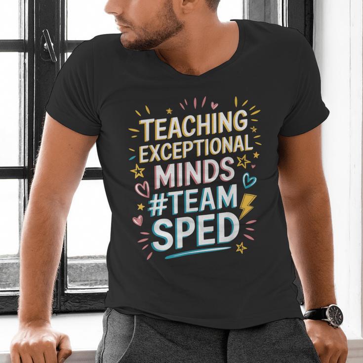 Team Sped Sped Teacher Special Education Teacher Team Men's V-Neck T-Shirt, gift for family, gift for coworker Team Sped Sped Teacher Special Education Teacher Team Men's V-Neck T-Shirt, gift for family, gift for coworker