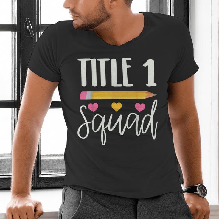 Title 1 Reading Teacher Shirt Men's V-Neck T-Shirt, gift for family, gift for coworker