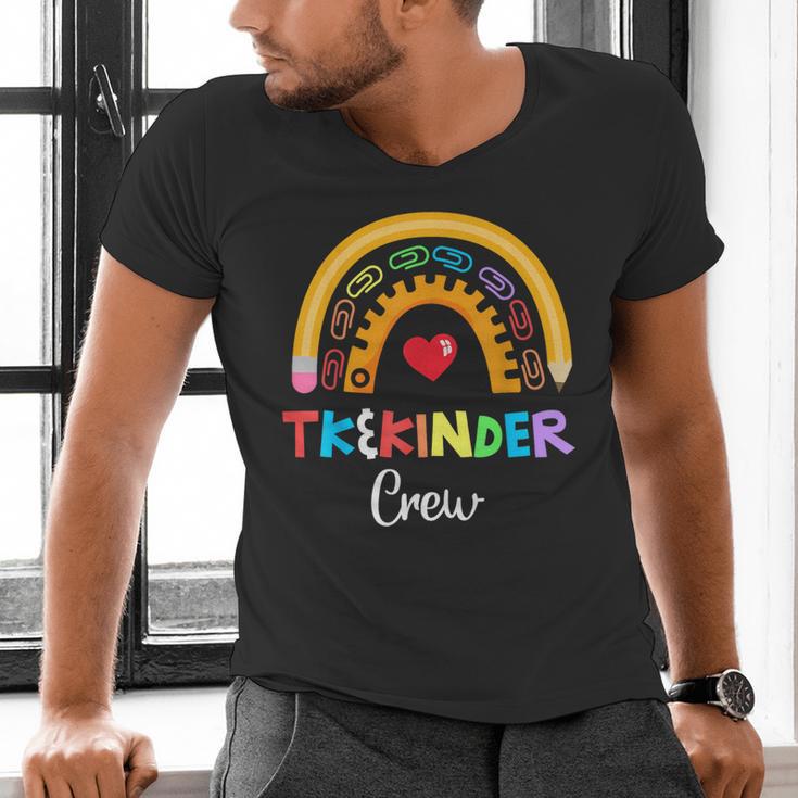 TK And Kinder Crew TK Teacher Transitional Kindergarten PreK Men's V-Neck T-Shirt, gift for family, gift for coworker TK And Kinder Crew TK Teacher Transitional Kindergarten PreK Men's V-Neck T-Shirt, gift for family, gift for coworker