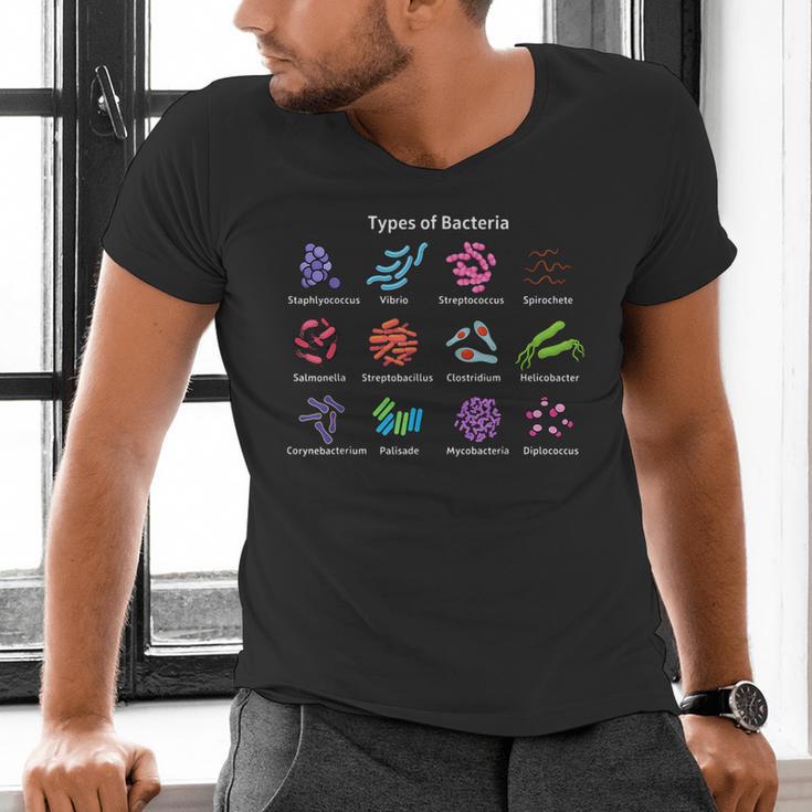 Types Of Bacteria Microbiologist Biology Science Teacher Men's V-Neck T-Shirt, Science Teacher Shirts, gift for family, gift for coworker Types Of Bacteria Microbiologist Biology Science Teacher Men's V-Neck T-Shirt, Science Teacher Shirts, gift for family, gift for coworker