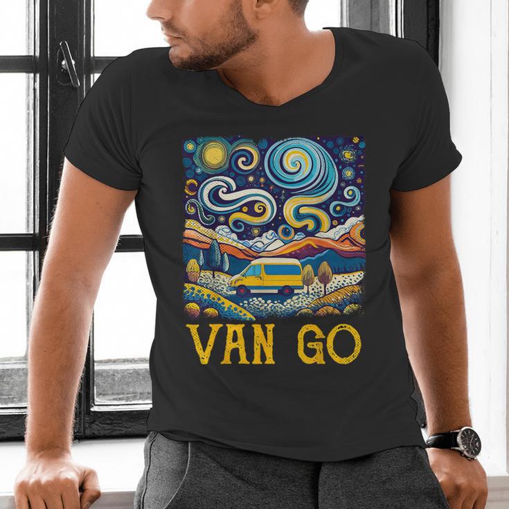 Van Go Vanlife Accessories Artist Art Teacher Men's V-Neck T-Shirt, gift for family, gift for coworker