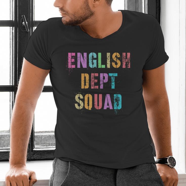 Vintage ENGLISH DEPT SQUAD Back To School Teacher Student Men's V-Neck T-Shirt, English Teacher Shirts, gift for family, gift for coworker Vintage ENGLISH DEPT SQUAD Back To School Teacher Student Men's V-Neck T-Shirt, English Teacher Shirts, gift for family, gift for coworker