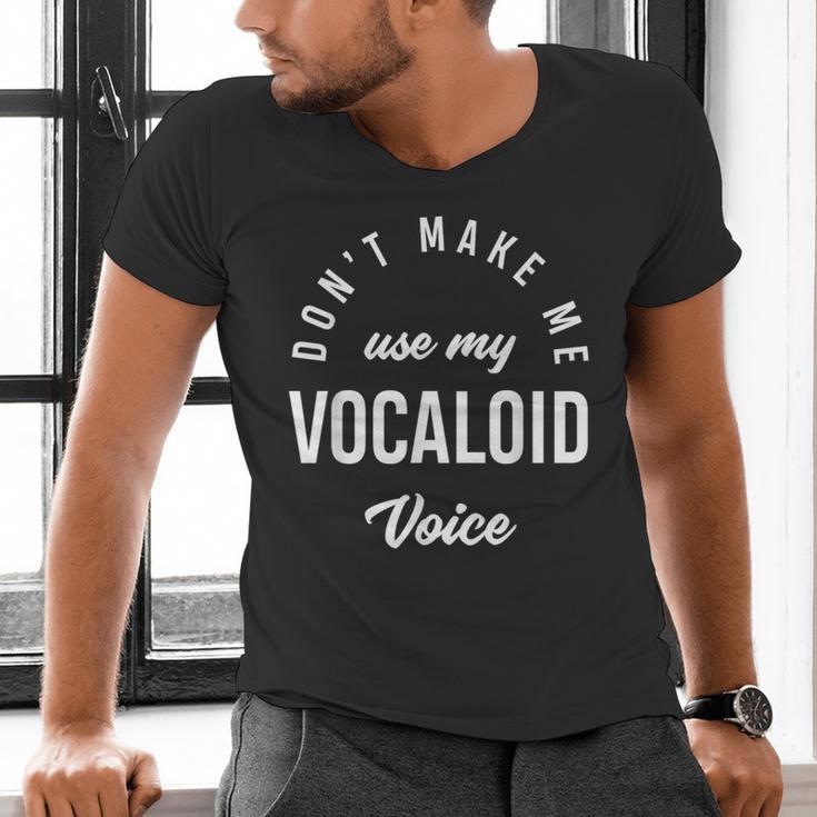 Vocaloid Voice Vocal Music Teacher Singer Singing Men's V-Neck T-Shirt, gift for family, gift for coworker Vocaloid Voice Vocal Music Teacher Singer Singing Men's V-Neck T-Shirt, gift for family, gift for coworker