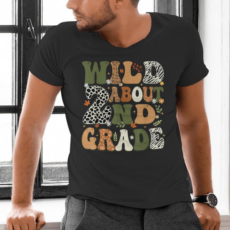Wild About 2nd Grade Teacher Student First Day Of School Men's V-Neck T-Shirt, First Grade Teacher Shirts, 2nd Grade Teacher Shirts, gift for family, gift for coworker Wild About 2nd Grade Teacher Student First Day Of School Men's V-Neck T-Shirt, First Grade Teacher Shirts, 2nd Grade Teacher Shirts, gift for family, gift for coworker