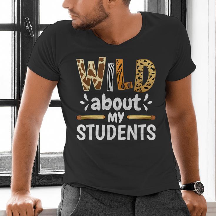 Wild About My Students School Teachers And Students Men's V-Neck T-Shirt, gift for family, gift for coworker Wild About My Students School Teachers And Students Men's V-Neck T-Shirt, gift for family, gift for coworker