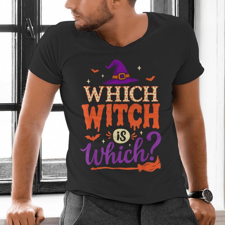 Which Witch Is Which Halloween For Women Men English Teacher Men's V-Neck T-Shirt, English Teacher Shirts, gift for family, gift for coworker