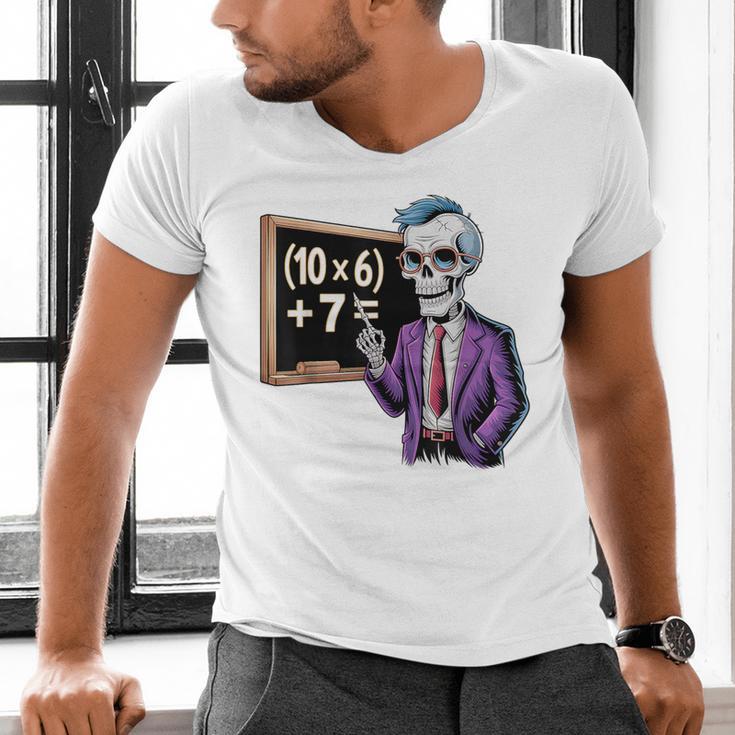67 Math Teacher Meme Brainrot Six Seven Halloween Equation Men's V-Neck T-Shirt, gift for family, gift for coworker 67 Math Teacher Meme Brainrot Six Seven Halloween Equation Men's V-Neck T-Shirt, gift for family, gift for coworker