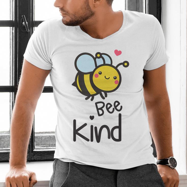 Bee Kind Bumble Bee Anti Bullying Teacher Kindness Matters Men's V-Neck T-Shirt, gift for family, gift for coworker Bee Kind Bumble Bee Anti Bullying Teacher Kindness Matters Men's V-Neck T-Shirt, gift for family, gift for coworker